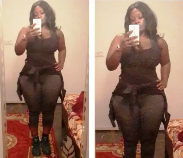 Hmmm!! OAP Toolz Shows Off Her Assets [See Photos]